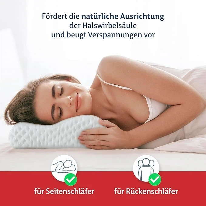 Ergonomic Wave Neck Visco Pillow factory